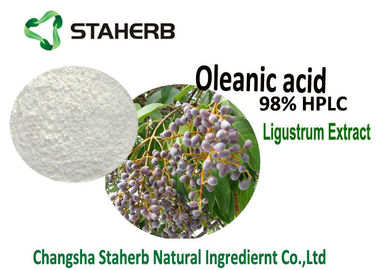 China 100% het organische Zuivere Natuurlijke HPLC van Oleanic Zure 98% van Installatieuittreksels Glanzende Ligusterfruit/Uittreksel van Ligustrum Lucidum leverancier
