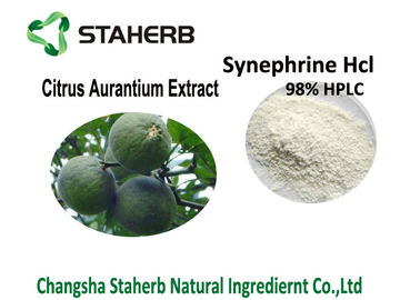 China Het Uittreksel van de Citrusvruchtenaurantium van 98% Synephrine, Bitter In water oplosbaar Sinaasappelschiluittreksel HCL leverancier