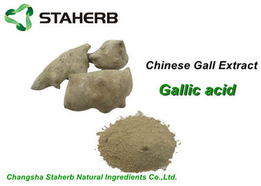 China Kosmetische Zuivere Natuurlijke Installatieuittreksels, Gallnut-Uittrekselpoeder Gallisch Zuur CAS 149 91 7 leverancier