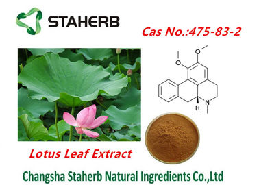 China Lotus-bladgewicht die Grondstoffen Nuciferine Cas no.475-83-2 verliezen leverancier
