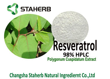 China Resveratrol98% HPLC het Poeder van het de Worteluittreksel van Polygonum Cuspidatum voor het Levensuitbreiding leverancier