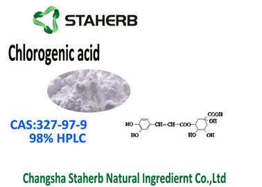 China Chlorogenic Zure Standaardreferentiematerialen van 98%, het Uittreksel CAS van de Kamperfoeliebloem 327 97 9 leverancier